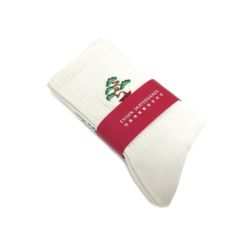 EVISEN SOCKS エビセン ソックス 靴下 BONSAI SOCKS WHITE スケートボード スケボー 5