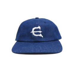 EVISEN CAP エビセン キャップ DENIM ONE-UP 6 PANEL BLUE スケートボード スケボー 1