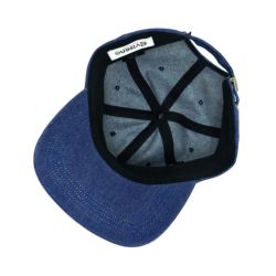 EVISEN CAP エビセン キャップ DENIM ONE-UP 6 PANEL BLUE スケートボード スケボー 4