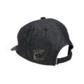 EVISEN CAP エビセン キャップ DENIM ONE-UP 6 PANEL BLACK スケートボード スケボー 2