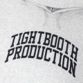 TIGHTBOOTH（TBPR）HOOD タイトブース パーカー COLLEGE HOODED SWEAT ASH スケートボード スケボー 1