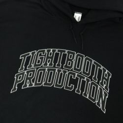  TIGHTBOOTH（TBPR）HOOD タイトブース パーカー COLLEGE HOODED SWEAT BLACK スケートボード スケボー 1