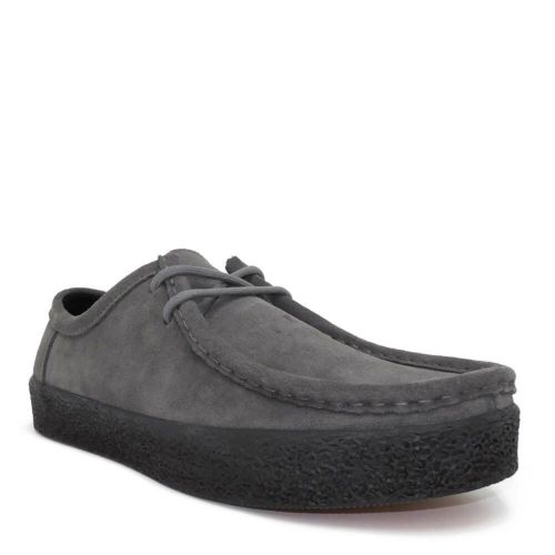 LAST RESORT AB SHOES ラストリゾートエービー シューズ スニーカー VM006 MOC SUEDE LO（BLACK LABEL） STEEL GREY/BLACK スケートボード スケボー