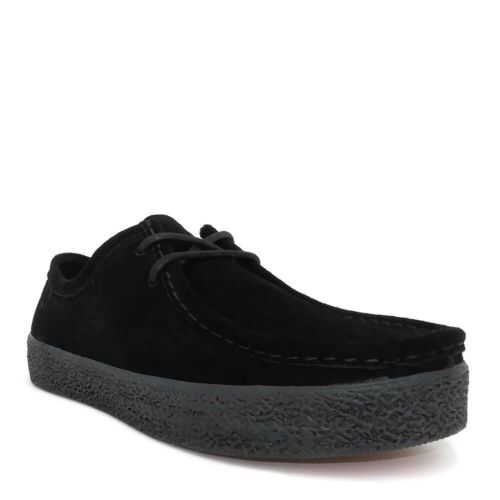 LAST RESORT AB SHOES ラストリゾートエービー シューズ スニーカー VM006 MOC SUEDE LO（BLACK LABEL） BLACK/BLACK スケートボード スケボー