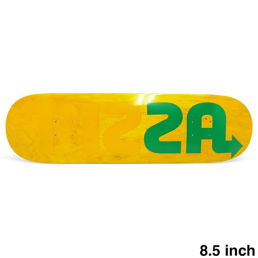 PIZZA DECK ピザ デッキ TEAM ZAWAY YELLOW STAIN 8.5 スケートボード スケボー
