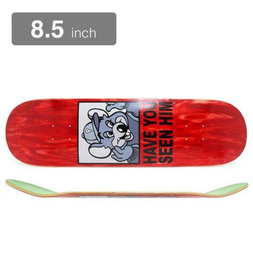 PIZZA DECK ピザ デッキ TEAM HYSH RED STAIN 8.5 スケートボード スケボー