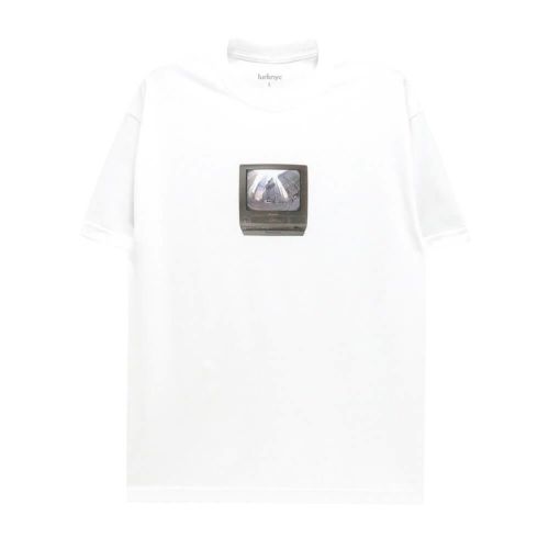 LURK NYC T-SHIRT ラーク ニューヨーク Tシャツ TV WHITE スケートボード スケボー 