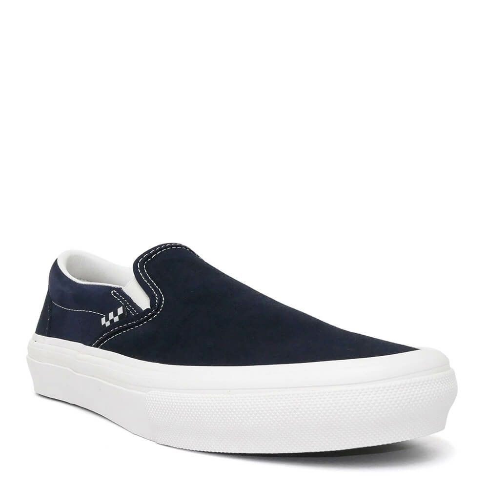 VANS SHOES バンズ シューズ スニーカー SKATE SLIP ON WRAPPED DARK NAVY / VINTAGE（US企画） スケートボード スケボー