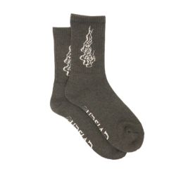 EVISEN SOCKS エビセン ソックス 靴下 EYE FIRE BROWN スケートボード スケボー 3