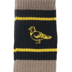 ANTIHERO SOCKS アンチヒーロー ソックス 靴下 BASIC PIGEON EMB BRONZE/BLACK スケートボード スケボー 4