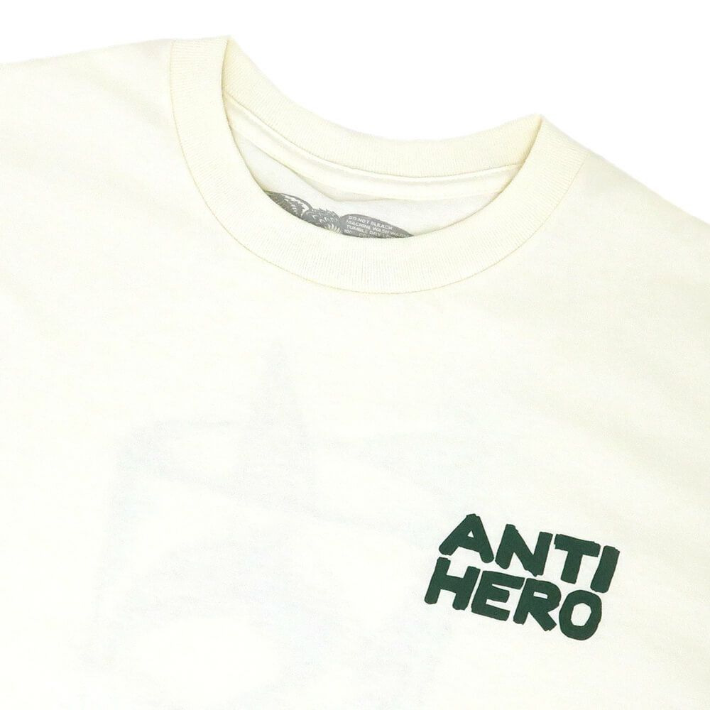  ANTIHERO T-SHIRT アンチヒーロー Tシャツ FISH BOWL CREAM スケートボード スケボー 2