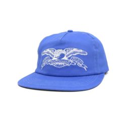 ANTIHERO CAP アンチヒーロー キャップ BASIC EAGLE SNAPBACK BLUE/WHITE スケートボード スケボー 