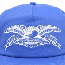 ANTIHERO CAP アンチヒーロー キャップ BASIC EAGLE SNAPBACK BLUE/WHITE スケートボード スケボー 4