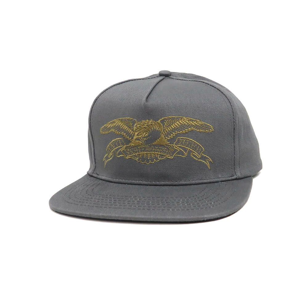 ANTIHERO CAP アンチヒーロー キャップ BASIC EAGLE SNAPBACK DARK CHARCOAL/TAN スケートボード スケボー 