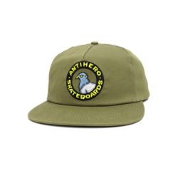 ANTIHERO CAP アンチヒーロー キャップ PIGEON ROUND SNAPBACK KHAKI スケートボード スケボー 