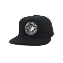 ANTIHERO CAP アンチヒーロー キャップ EAGLE ROUND SNAPBACK BLACK/CHARCOAL スケートボード スケボー 