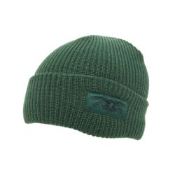 ANTIHERO KNITCAP アンチヒーロー ニットキャップ STOCK EAGLE LABEL CUFF BEANIE GREEN/BLACK スケートボード スケボー 1