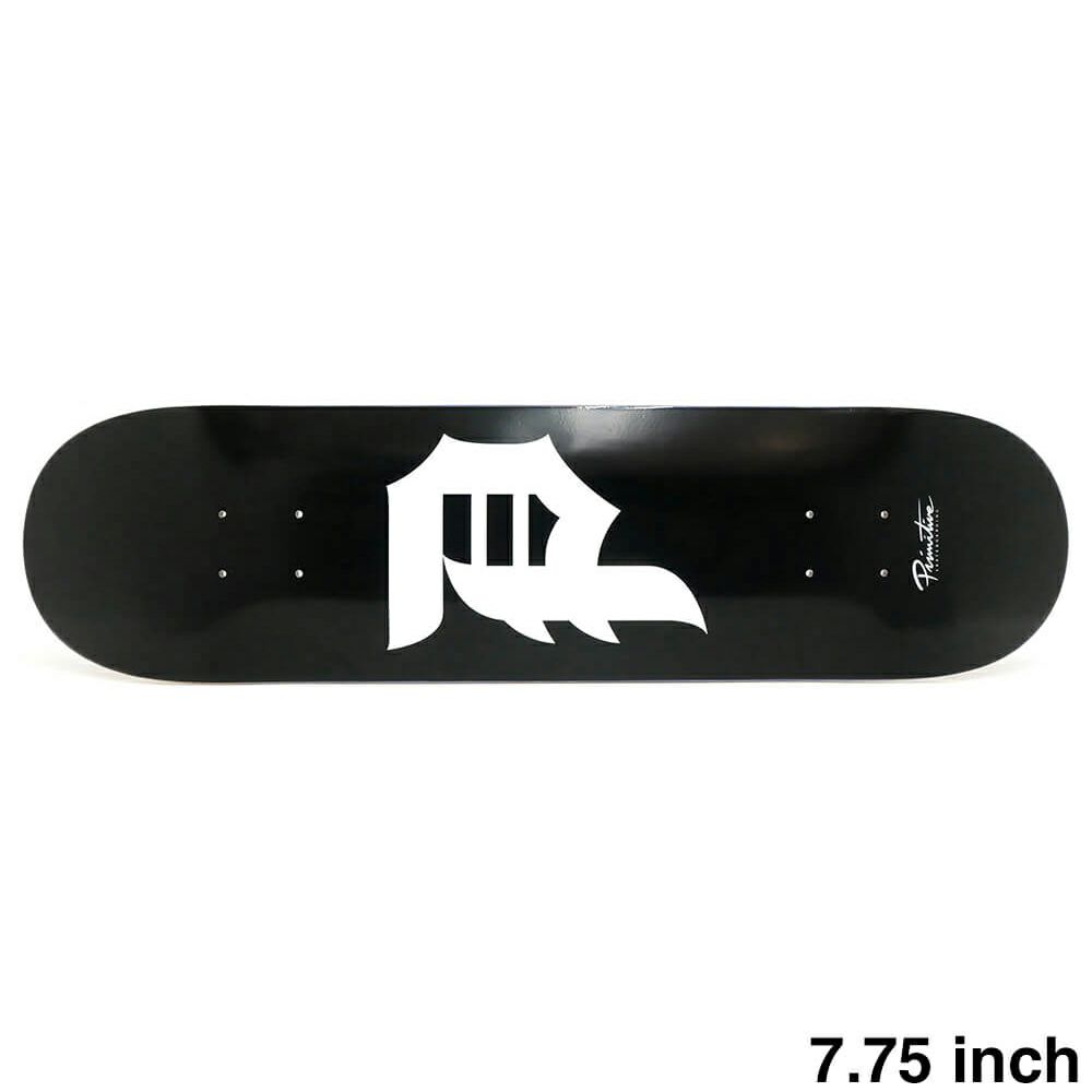 PRIMITIVE DECK プリミティブ デッキ TEAM DIRTY P CORE BLACK 7.75 スケートボード スケボー