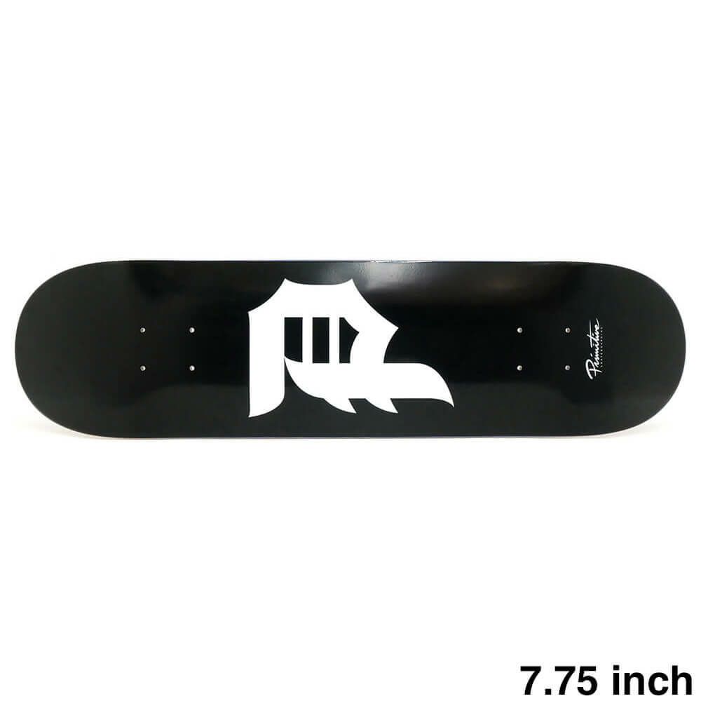 PRIMITIVE DECK プリミティブ デッキ TEAM DIRTY P CORE BLACK 7.75 スケートボード スケボー