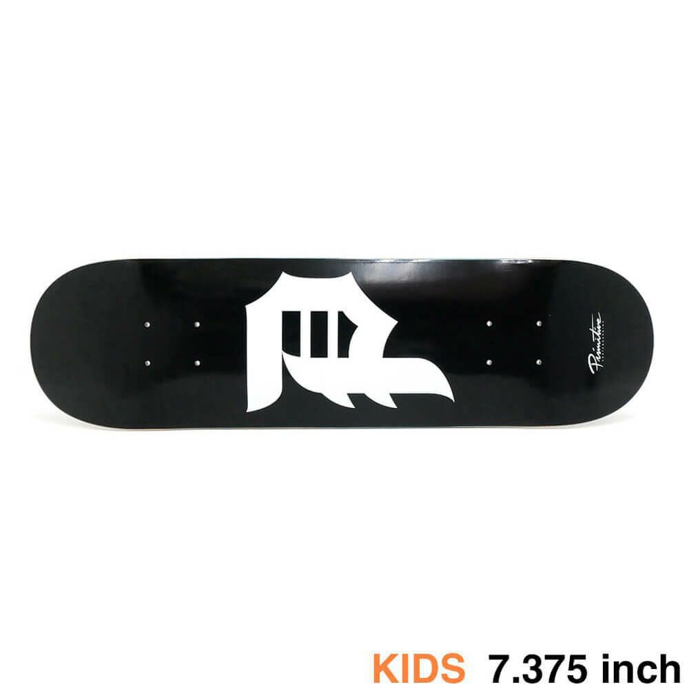 PRIMITIVE DECK プリミティブ デッキ（子供用） TEAM DIRTY P CORE BLACK 7.375 スケートボード スケボー