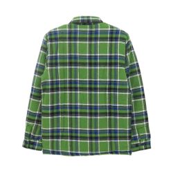 ANTIHERO JACKET アンチヒーロー ジャケット BASIC EAGLE FLANNEL GREEN/BLUE スケートボード スケボー 7