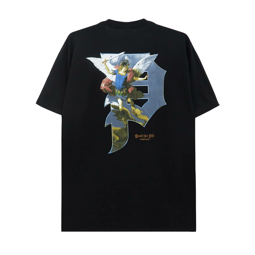 PRIMITIVE T-SHIRT プリミティブ Tシャツ REDEMPTION BLACK スケートボード スケボー 