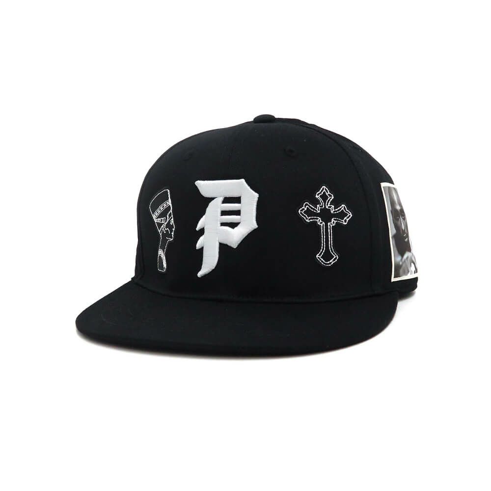 PRIMITIVE CAP プリミティブ キャップ PRIMITIVE X 2Pac ROYALITY SNAPBACK BLACK スケートボード スケボー 