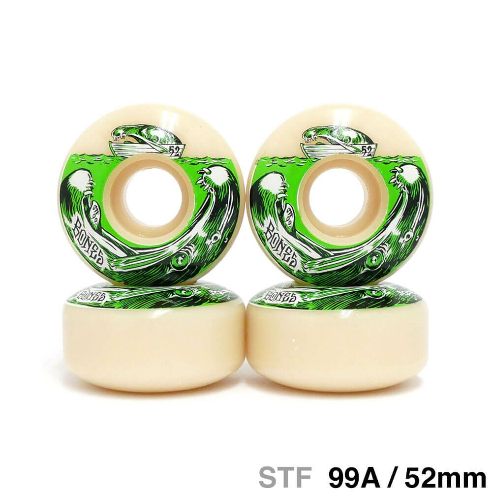 BONES WHEEL ボーンズ ウィール STF 99A V3（SLIMS） SALMON DINNER 52mm スケートボード スケボー