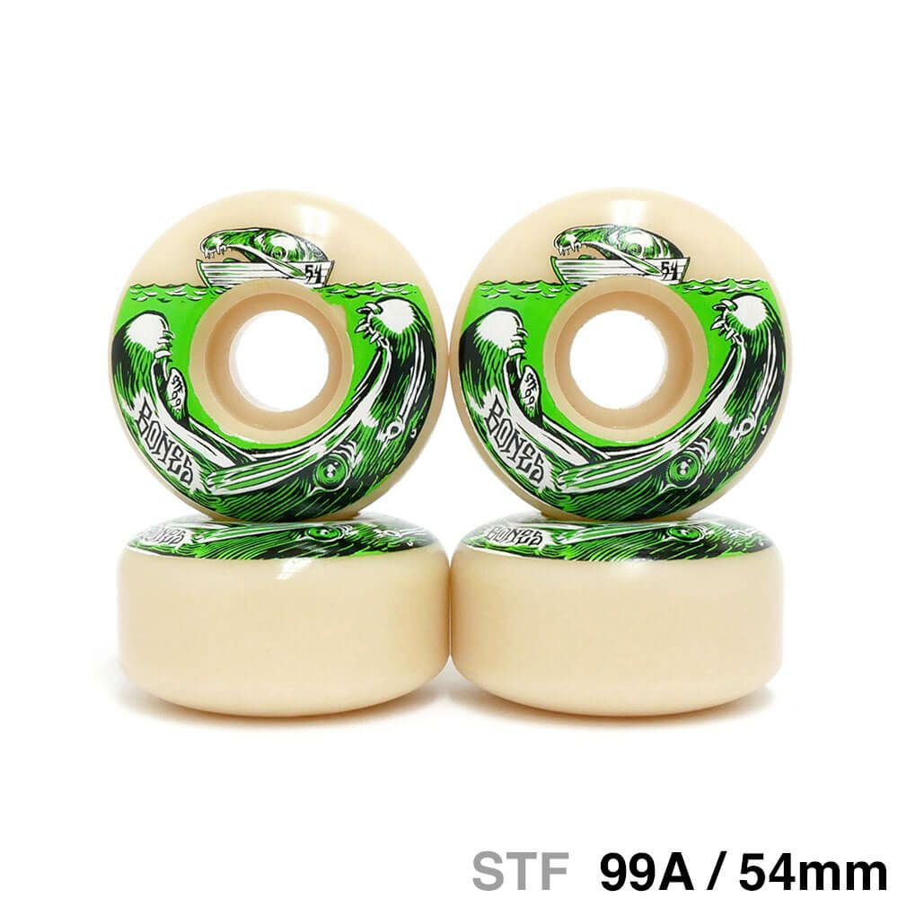 BONES WHEEL ボーンズ ウィール STF 99A V3（SLIMS） SALMON DINNER 54mm スケートボード スケボー