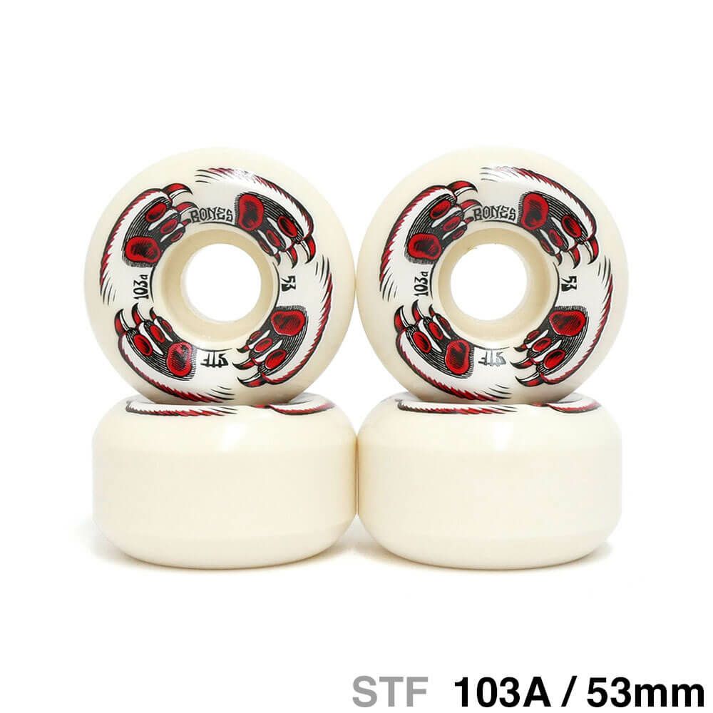 BONES WHEEL ボーンズ ウィール STF 103A V5（SIDECUT） KITTY TWISTER 53mm スケートボード スケボー 1