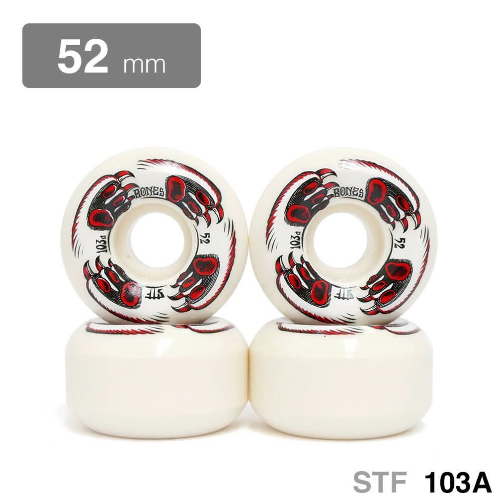 BONES WHEEL ボーンズ ウィール STF 103A V5（SIDECUT） KITTY TWISTER 52mm スケートボード スケボー