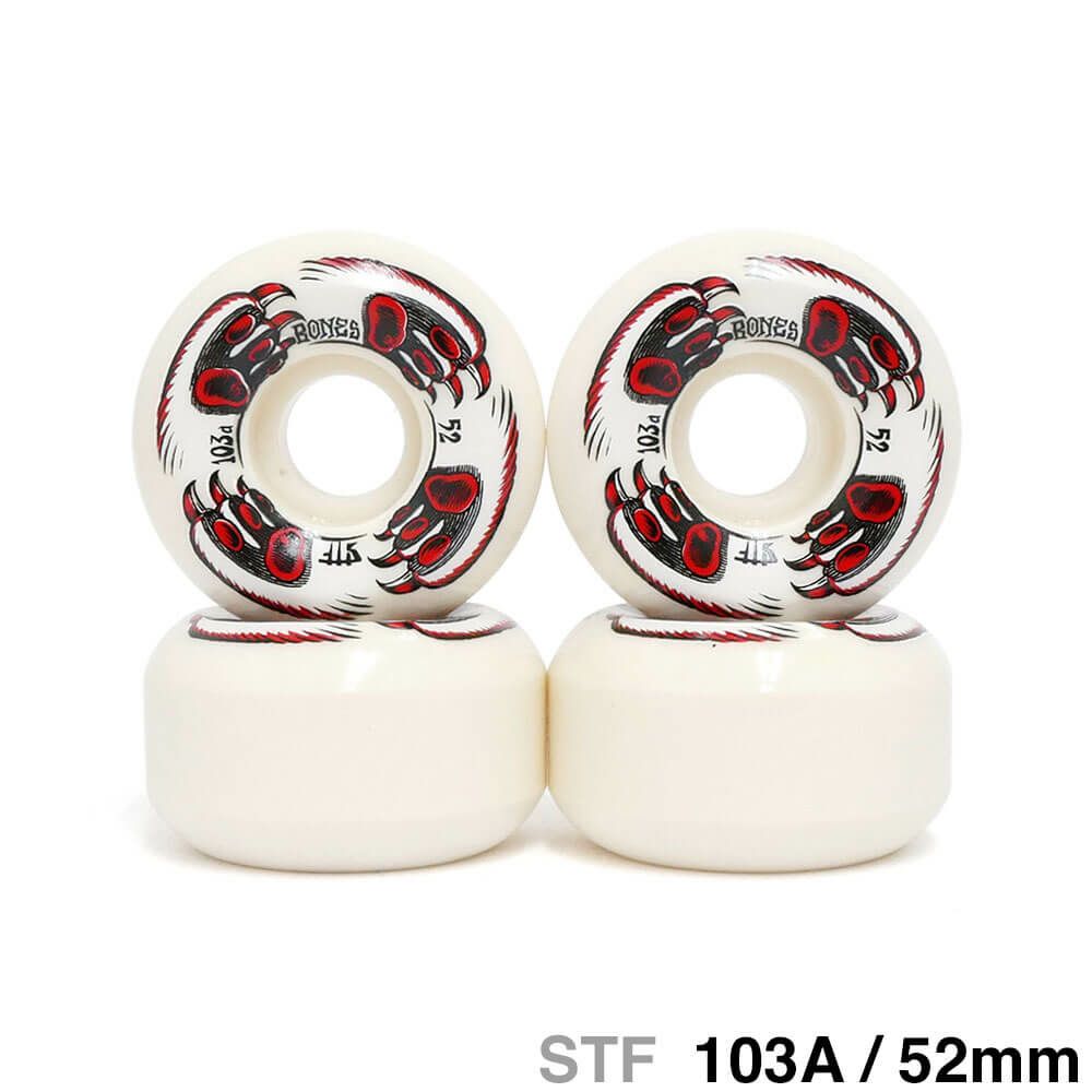 BONES WHEEL ボーンズ ウィール STF 103A V5（SIDECUT） KITTY TWISTER 52mm スケートボード スケボー 1
