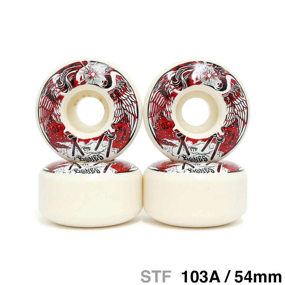 BONES WHEEL ボーンズ ウィール STF 103A V1（STANDARD） PEG-LEG-ASUS 54mm スケートボード スケボー