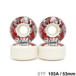 BONES WHEEL ボーンズ ウィール STF 103A V1（STANDARD） PEG-LEG-ASUS 53mm スケートボード スケボー