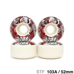 BONES WHEEL ボーンズ ウィール STF 103A V1（STANDARD） PEG-LEG-ASUS 52mm スケートボード スケボー