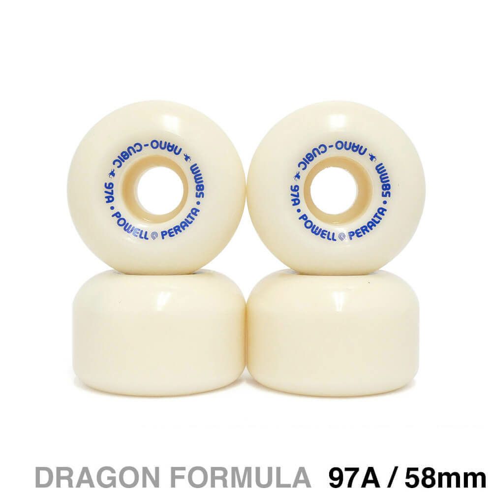 POWELL PERALTA WHEEL パウエルペラルタ ウィール DRAGON FORMULA（DF）97A NANO CUBIC 58mm x 37.5mm スケートボード スケボー
