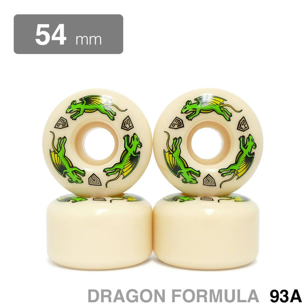 POWELL PERALTA WHEEL パウエルペラルタ ウィール DRAGON FORMULA（DF）93A V4 NANO RATS 54mm x 34mm スケートボード スケボー