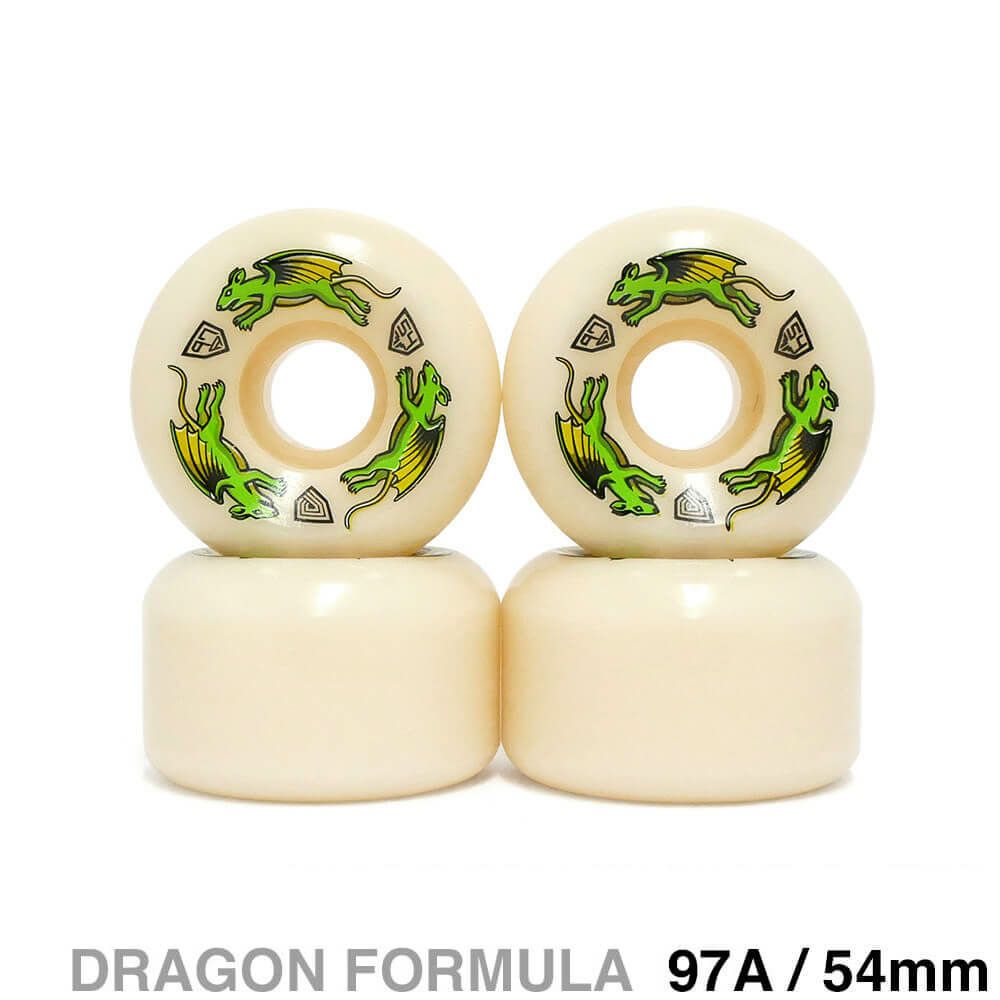 POWELL PERALTA WHEEL パウエルペラルタ ウィール DRAGON FORMULA（DF）97A V6 NANO RATS 54mm x 34mm スケートボード スケボー