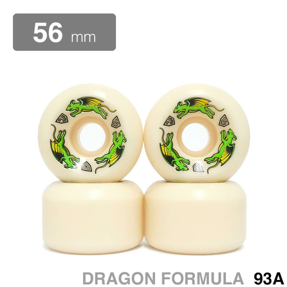 POWELL PERALTA WHEEL パウエルペラルタ ウィール DRAGON FORMULA（DF）93A V6 NANO RATS 56mm x 36mm スケートボード スケボー