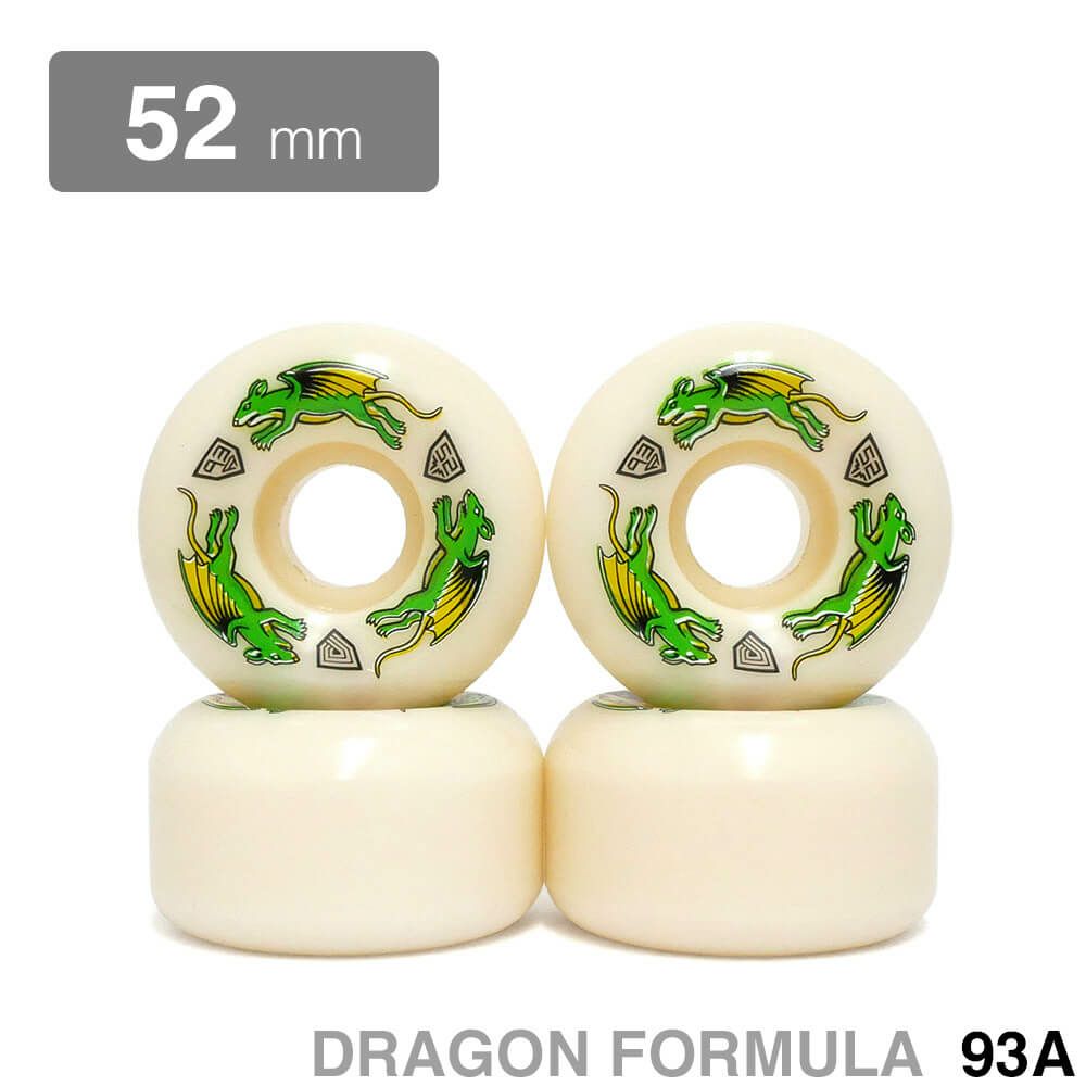 POWELL PERALTA WHEEL パウエルペラルタ ウィール DRAGON FORMULA（DF）93A V5 NANO RATS 52mm x 30mm スケートボード スケボー