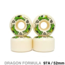 POWELL PERALTA WHEEL パウエルペラルタ ウィール DRAGON FORMULA（DF）97A V4 NANO RATS 52mm x 34mm スケートボード スケボー