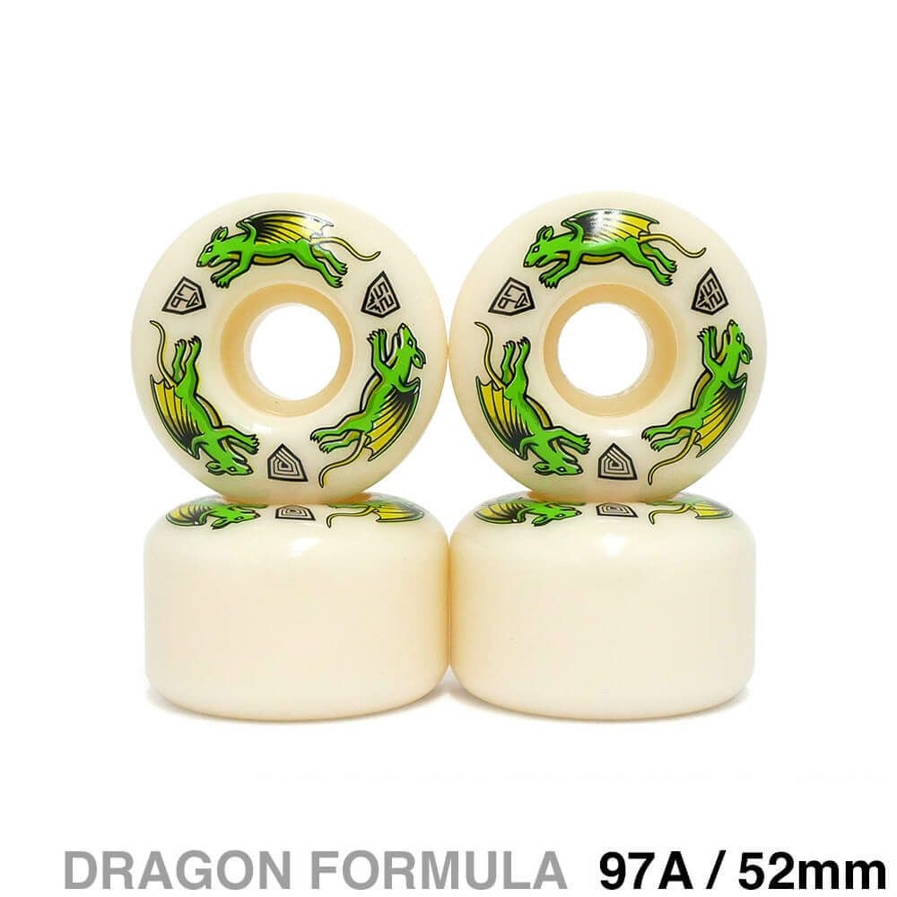 POWELL PERALTA WHEEL パウエルペラルタ ウィール DRAGON FORMULA（DF）97A V4 NANO RATS 52mm x 34mm スケートボード スケボー