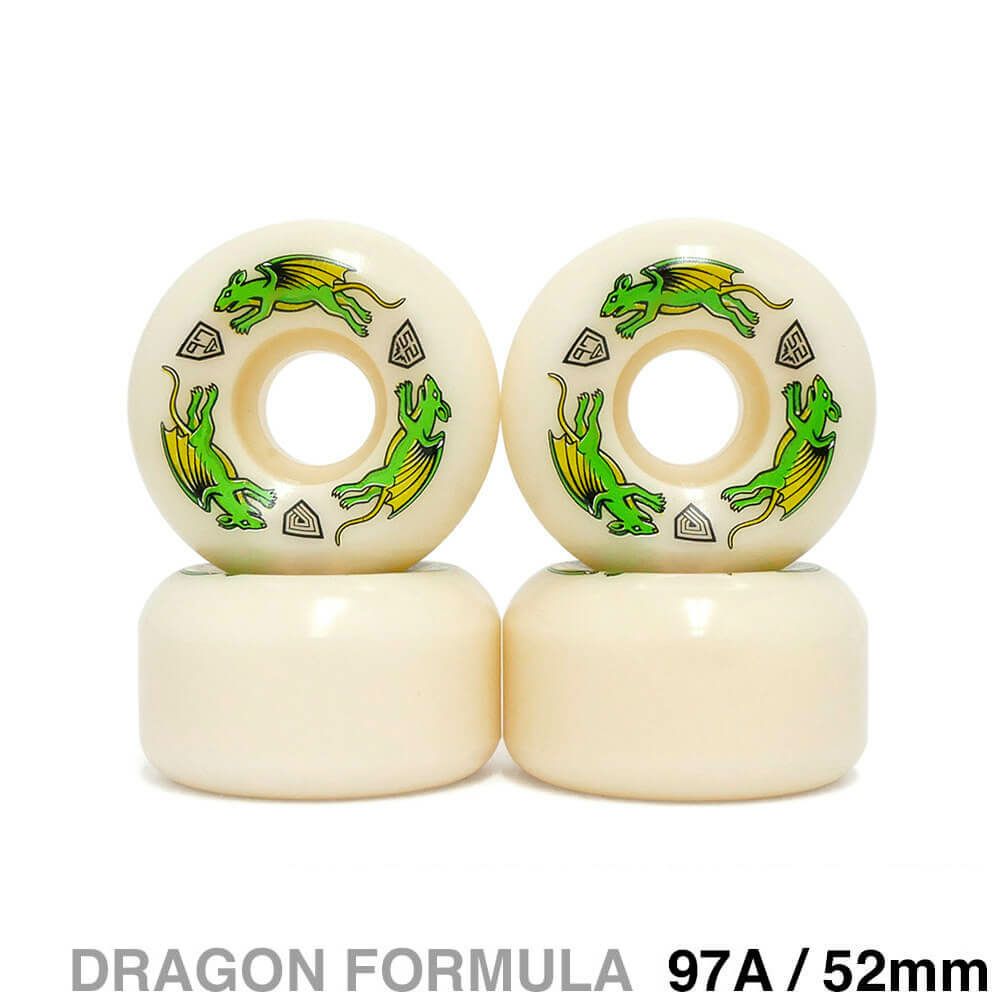POWELL PERALTA WHEEL パウエルペラルタ ウィール DRAGON FORMULA（DF）97A V5 NANO RATS 52mm x 30mm スケートボード スケボー