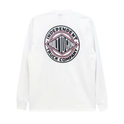  INDEPENDENT LONG SLEEVE インディペンデント ロングスリーブTシャツ BTG SUMMIT WHITE スケートボード スケボー 