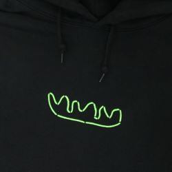 MAGICAL MOSH MISFITS HOOD マジカルモッシュミスフィッツ パーカー MxMxM NEON HOODIE GREEN スケートボード スケボー 2