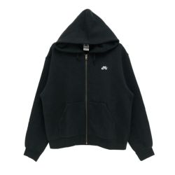 NIKE SB HOOD ナイキSB パーカー ESSENTIAL FLEECE FULL ZIP FZ8797-010 BLACK/WHITE スケートボード スケボー 1