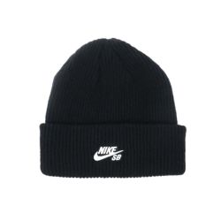 NIKE SB KNITCAP ナイキSB ニットキャップ TERRA BEANIE SB365 H24 L BLACK/DARK GREY/WHITE スケートボード スケボー 