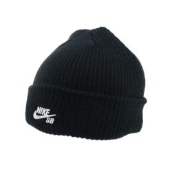 NIKE SB KNITCAP ナイキSB ニットキャップ TERRA BEANIE SB365 H24 L BLACK/DARK GREY/WHITE スケートボード スケボー 1