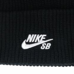 NIKE SB KNITCAP ナイキSB ニットキャップ TERRA BEANIE SB365 H24 L BLACK/DARK GREY/WHITE スケートボード スケボー 2