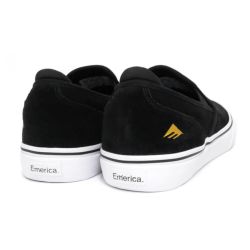 EMERICA SHOES エメリカ シューズ スニーカー WINO G6 SLIP ON BLACK/WHITE スケートボード スケボー 2